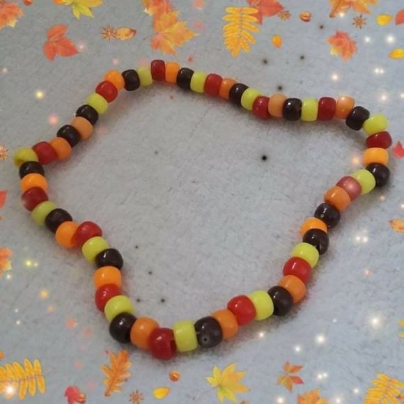 Fall Thanksgiving kandi choker - Picture 1 of 13